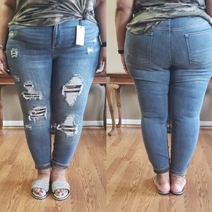 Judy Blue Camo Patch Jeans